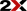 2X Logo 2X